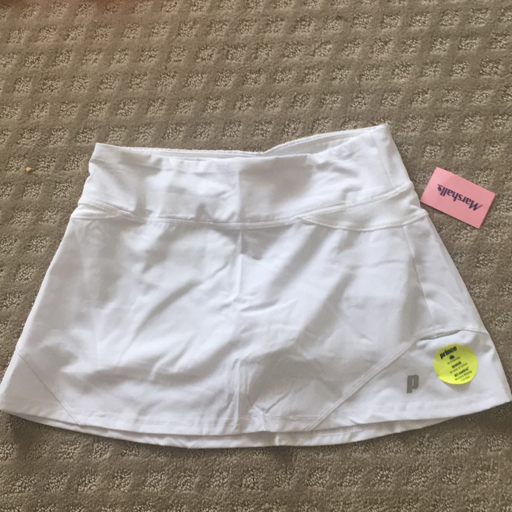 Prince White Tennis Skirt